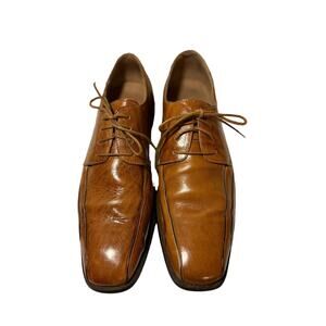 Fratelli Select Leather Carmel Color Dress Oxford Shoe, Mens 11 M